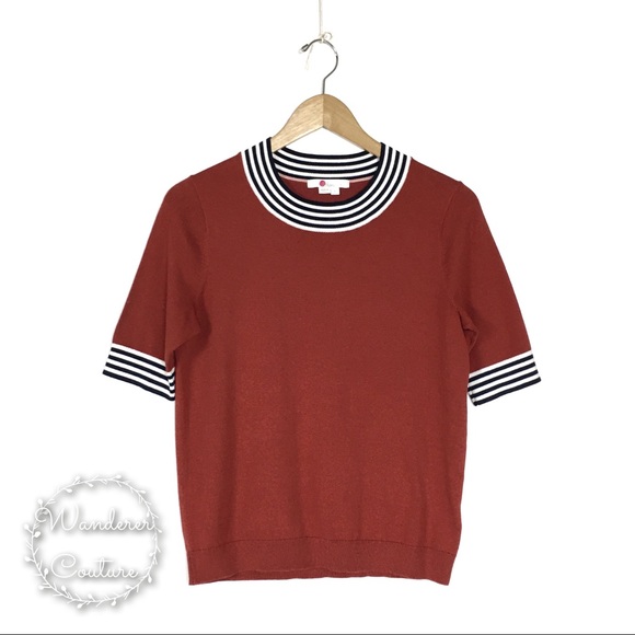 Boden Tops - Boden Rachel Striped Crew Neck Knitted Tee